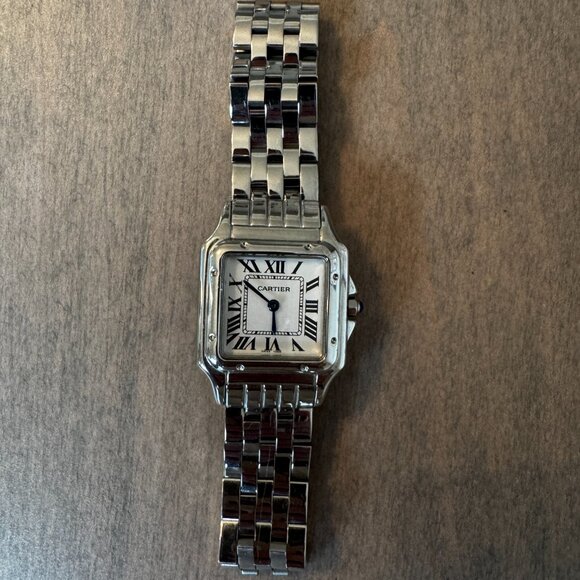 Panther Watch Silver 27MM large size SLIM WRIST 6" - Picture 6 of 6